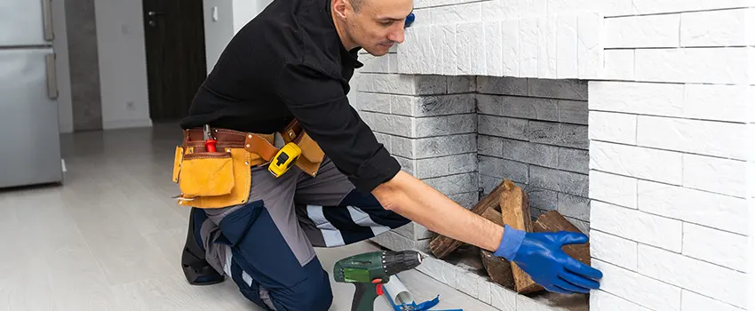 Fireplace Damaged Damper Frame Repair Services in Griffin, Georgia